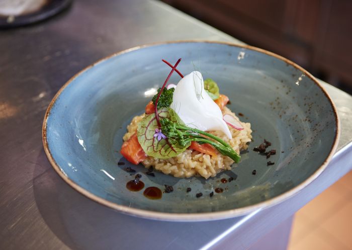 Dish from Restaurant & Cafe, Hungerford Hill Wines, Pokolbin
