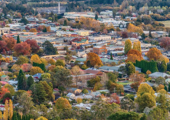 Bowral, Southern Highlands Autumn colours in the town of Bowral, Southern Highlands