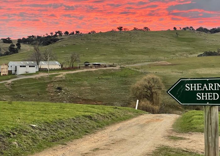 Sunset at Markdale Station, Markdale