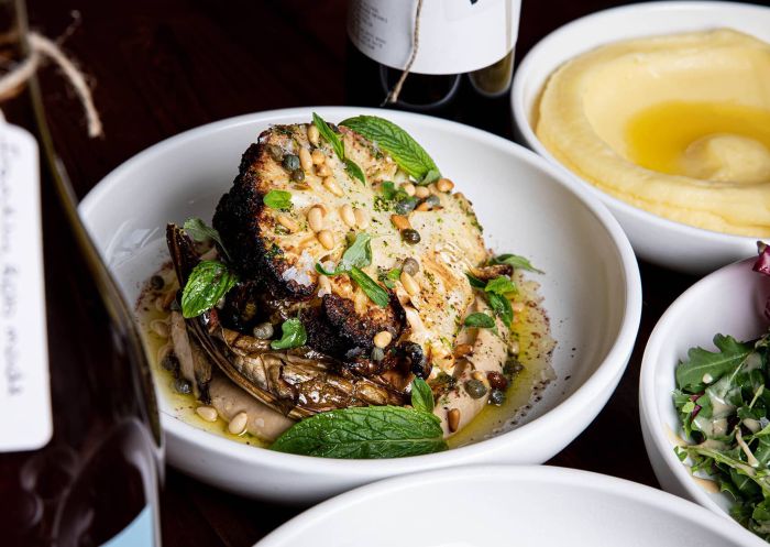 Roasted cauliflower dish at Ates, Blackheath