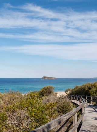 Tea Tree Lookout with scenic views over Birdie Beach, Wybung - Credit: Destination Central Coast
