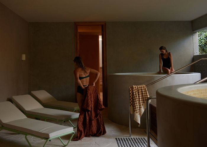 Comma Spaces, Byron Bay - Credit: Jessie Prince Women enjoying spa, Comma Spaces, Byron Bay - Credit: Jessie Prince